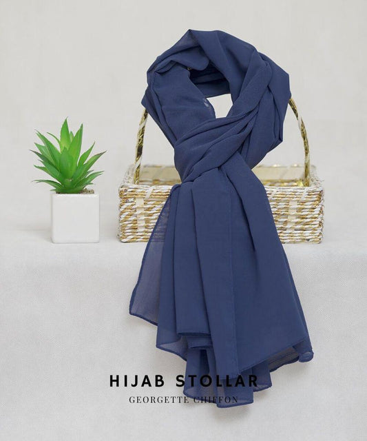 1 Pc Chiffon Plain Hijab